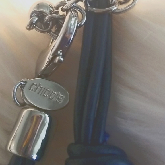 CHICO'S Black & Blue Necklace - Picture 6 of 8